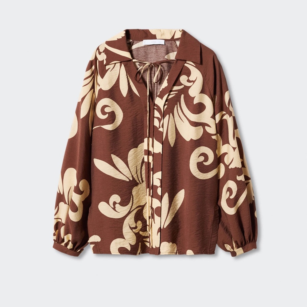 Mango Flowy Printed Top 10